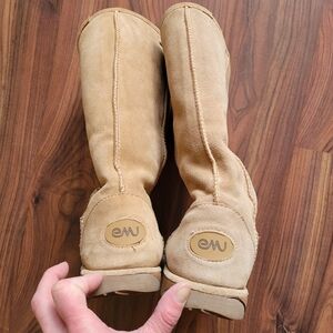 Emu Beige Suede Winter Boots